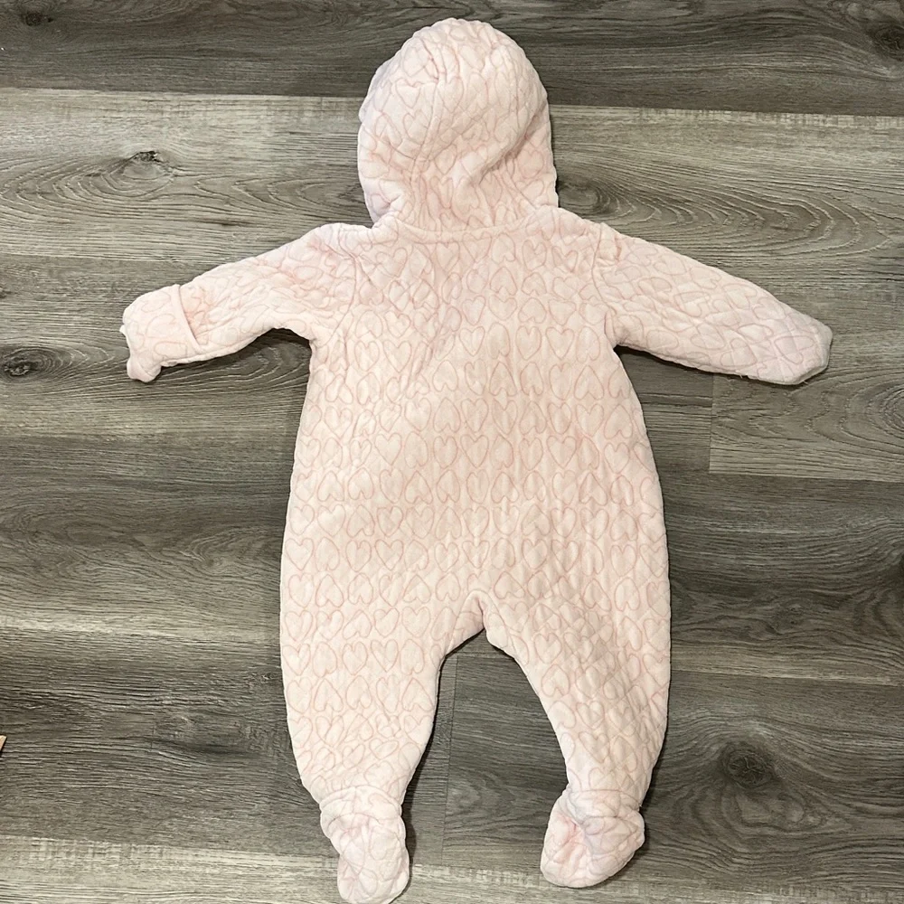 Cozy Pink Quilted Kids One‎ Piece